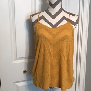 Mustard yellow top